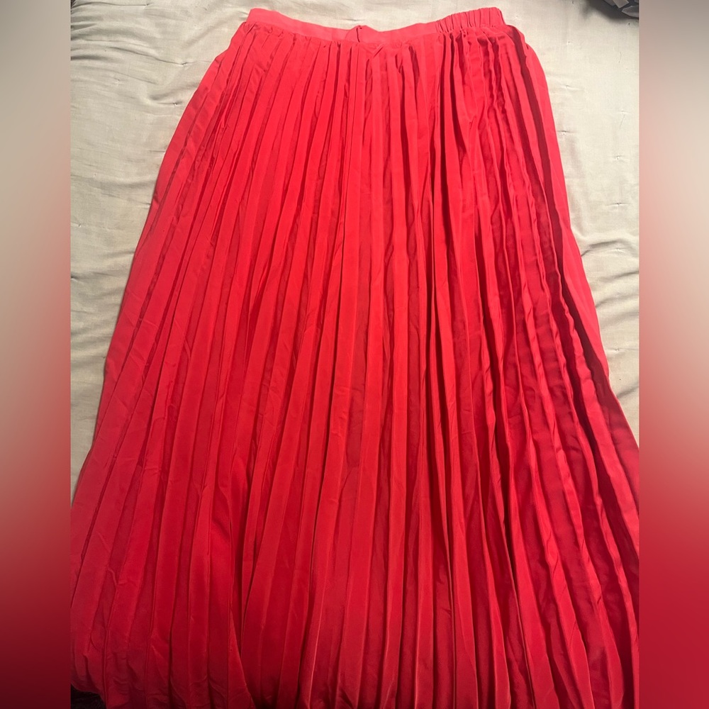 Elegant Red Lularoe DeAnne Wrap Skirt